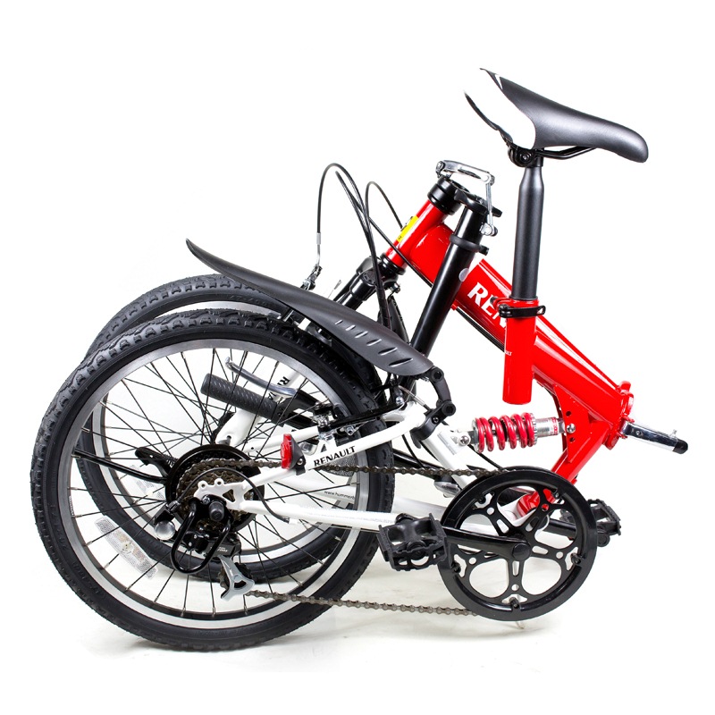 renault 雷诺 城市休闲系列折叠自行车 rs207h 波尔红 20寸