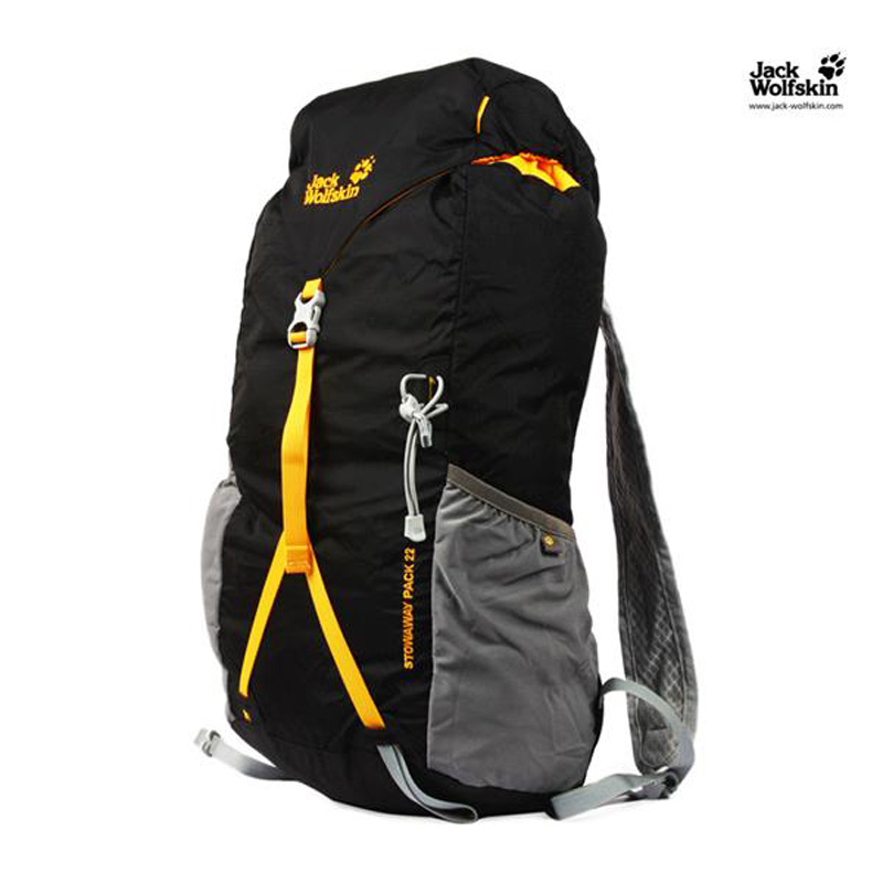 jack wolfskin 狼爪 重量轻盈结实耐用登山运动背包 2001711 黑色