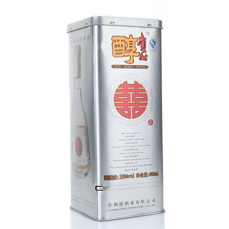 贵州醇 铁盒喜贵 35度整箱特惠装 500ml*6瓶【图片 价格 品牌 评论】