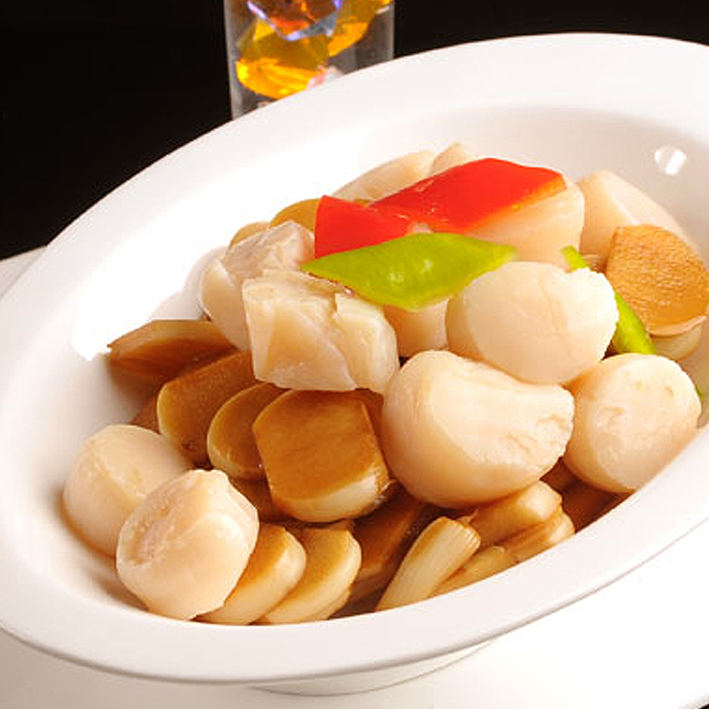 金鹏 冷冻贝丁 400gx2 海鲜水产扇贝肉火锅食材【图