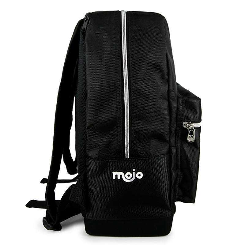 美国潮牌mojo 创意自带音响双肩背包黑色
