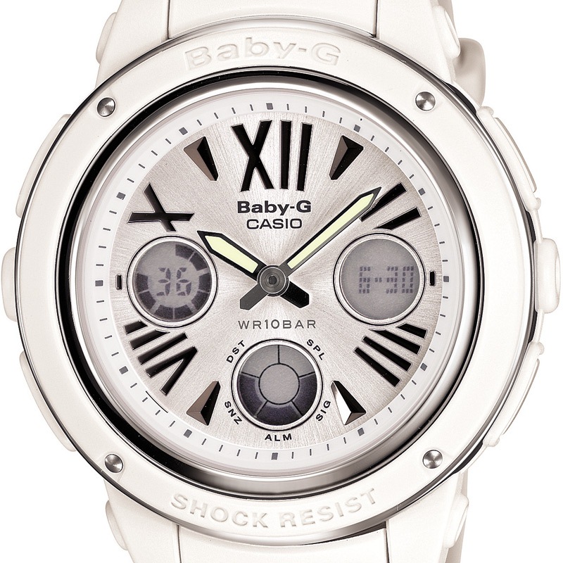 卡西欧(casio)手表 baby-g系列潮流时尚双显石英女表bga-152-7b1