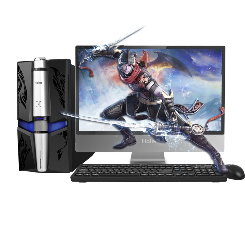 海尔(haier) 轰天雷t5-z863(润眼) 台式电脑(i5-3330 4g 500g 1g独显