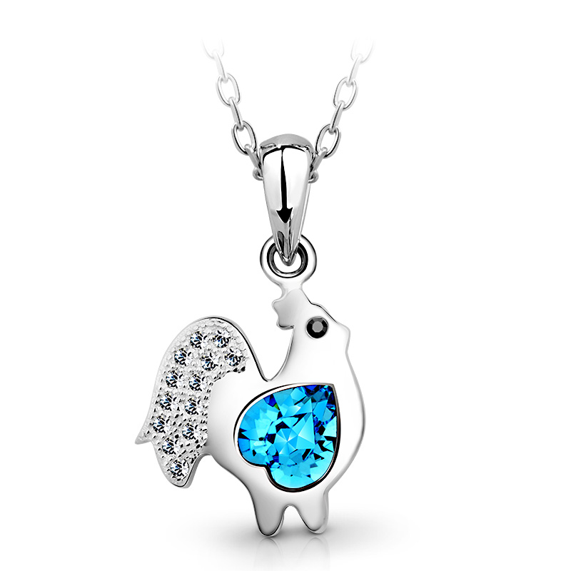 T400 水晶925银项链