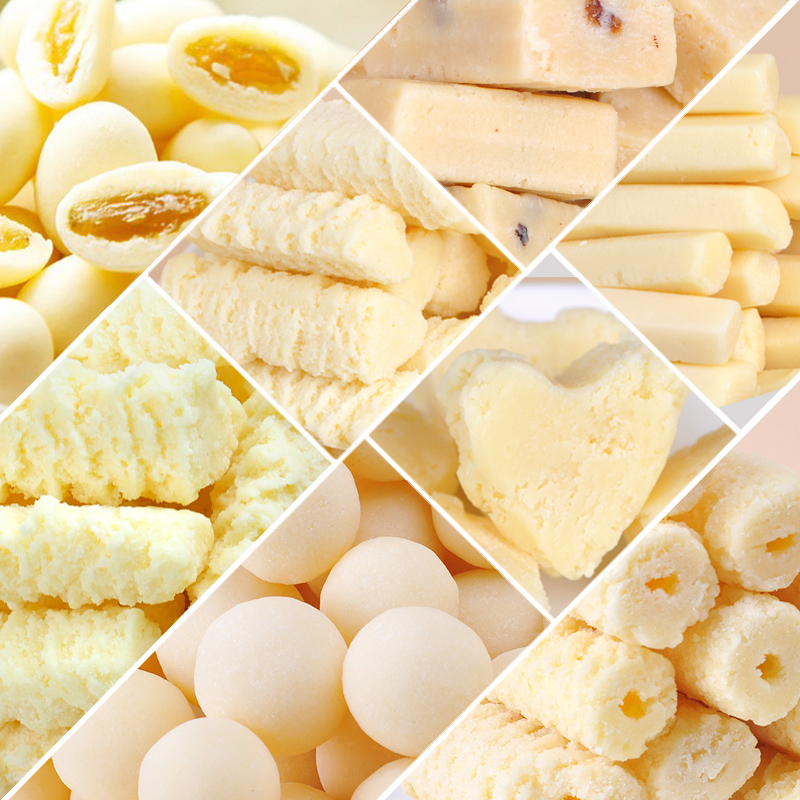 蒙亮 蒙古奶酪零食乳制品 休闲零食组合礼包 8种口味奶酪组合套餐824g