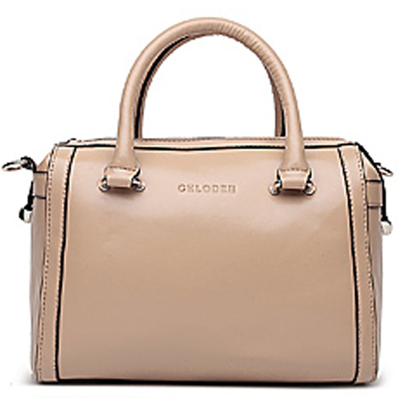 蔻丹(chloden) 牛皮包 铂金系列经典简约风方形手提斜挎女包11130092