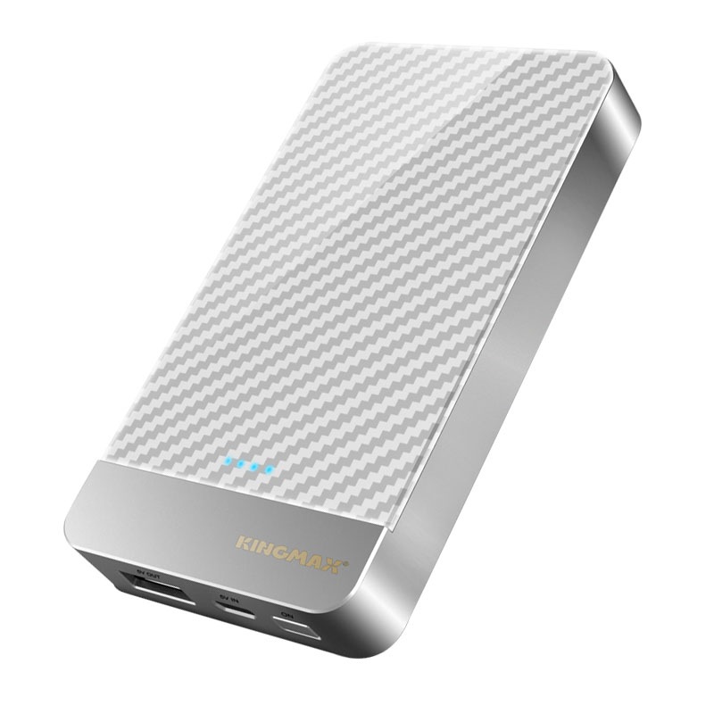 胜创(kingmax) kebg-m04 5000mah聚合物移动电源充电宝 独特碳纤维