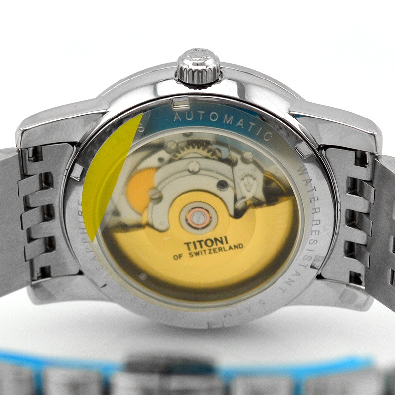 梅花(titoni)手表 星空spacestar系列机械情侣表男表83738 s-362