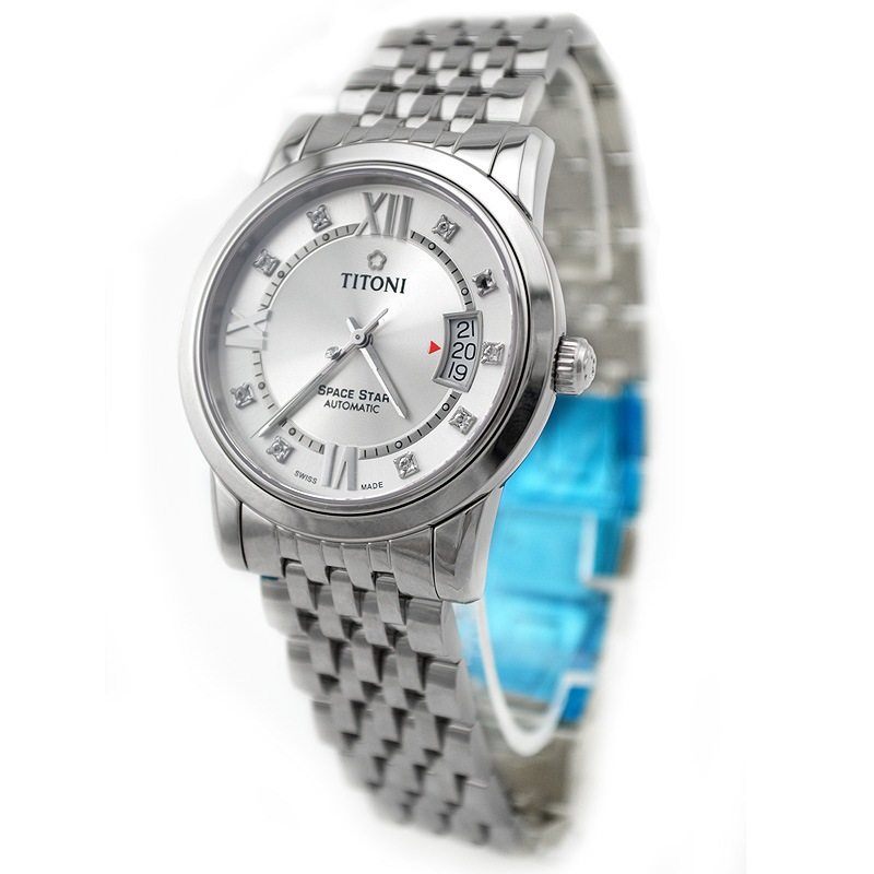 梅花(titoni)手表 星空spacestar系列机械情侣表男表83738 s-362