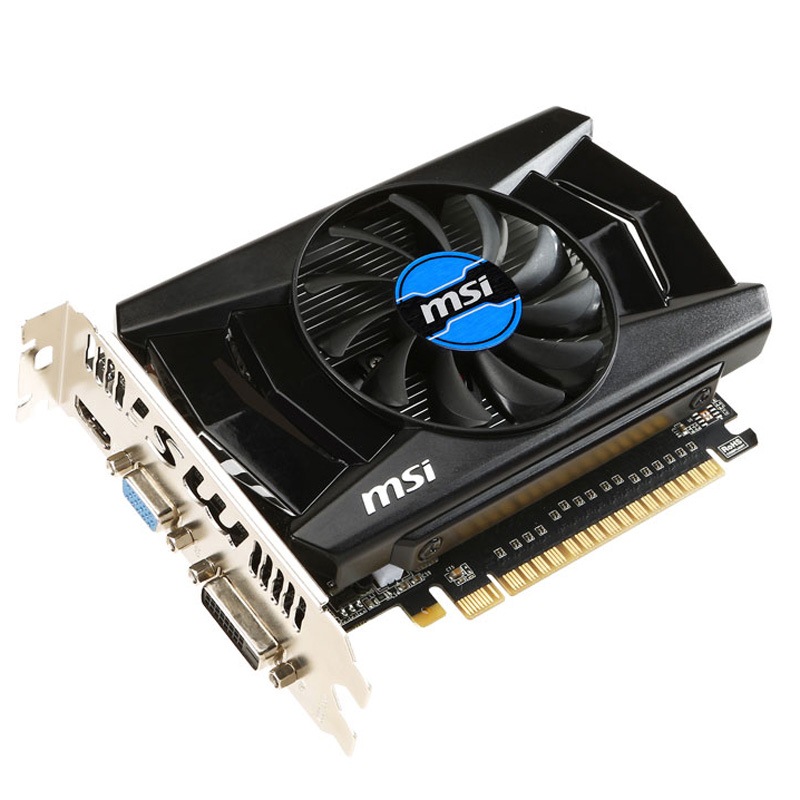 微星(msi) n740-2gd5 1006/5000mhz 2gb 128bit gddr5 pci-e显卡