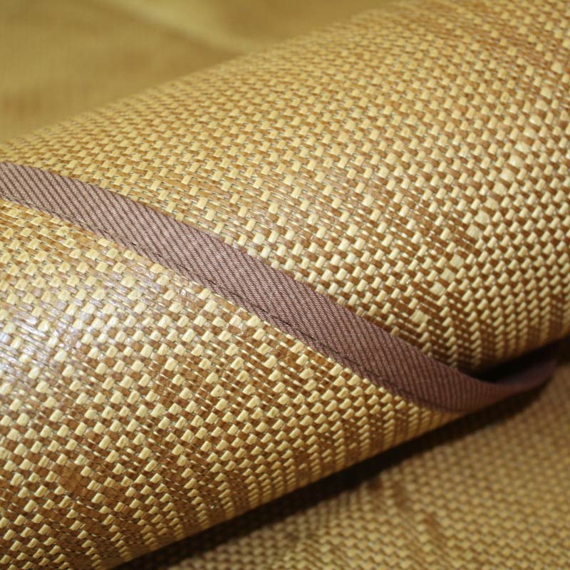 怡澜双人草编凉席子三件套适合1.5米床