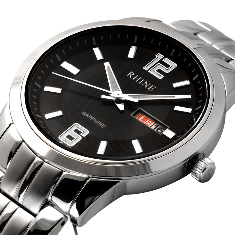 莱茵rhine 简约时尚商务系列男表r89103m.g.