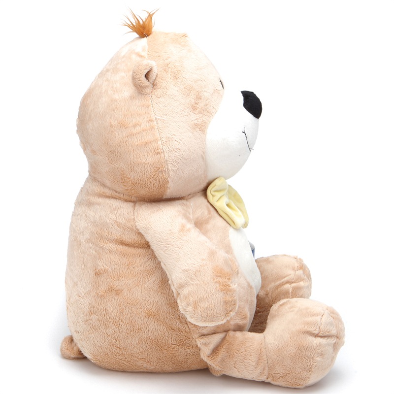 凯弘 泰迪熊 毛绒玩具胖胖熊公仔 35cm 棕色