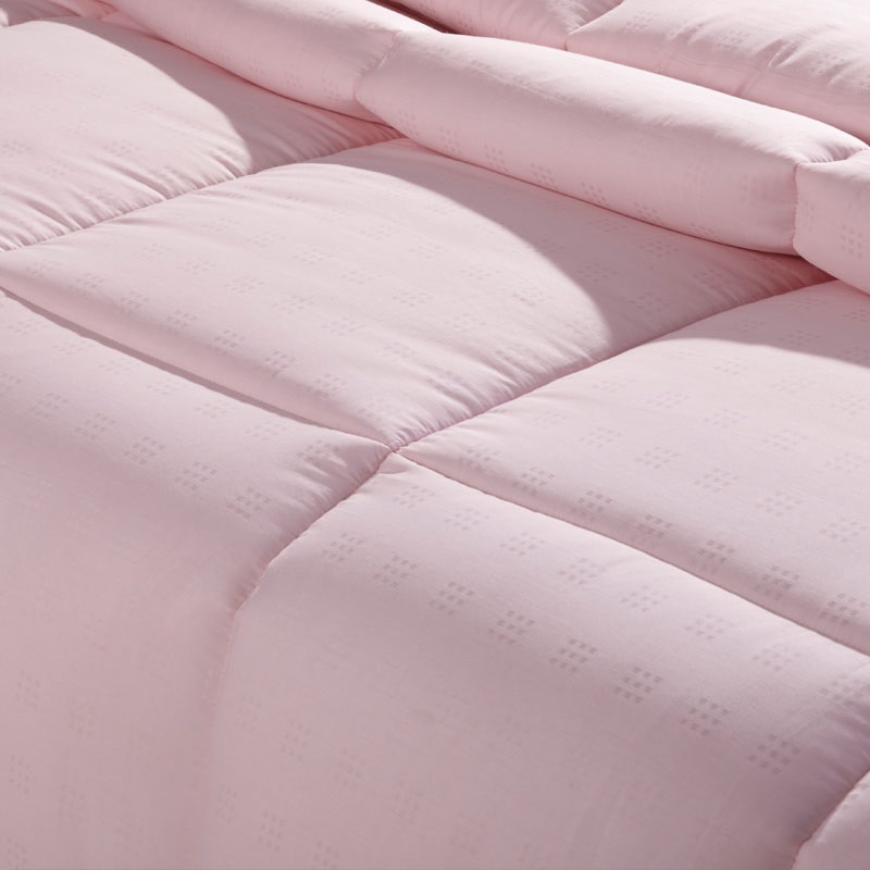 锦佩 床品家纺 精致蚕宝丝柔双人被3367粉色200*230cm