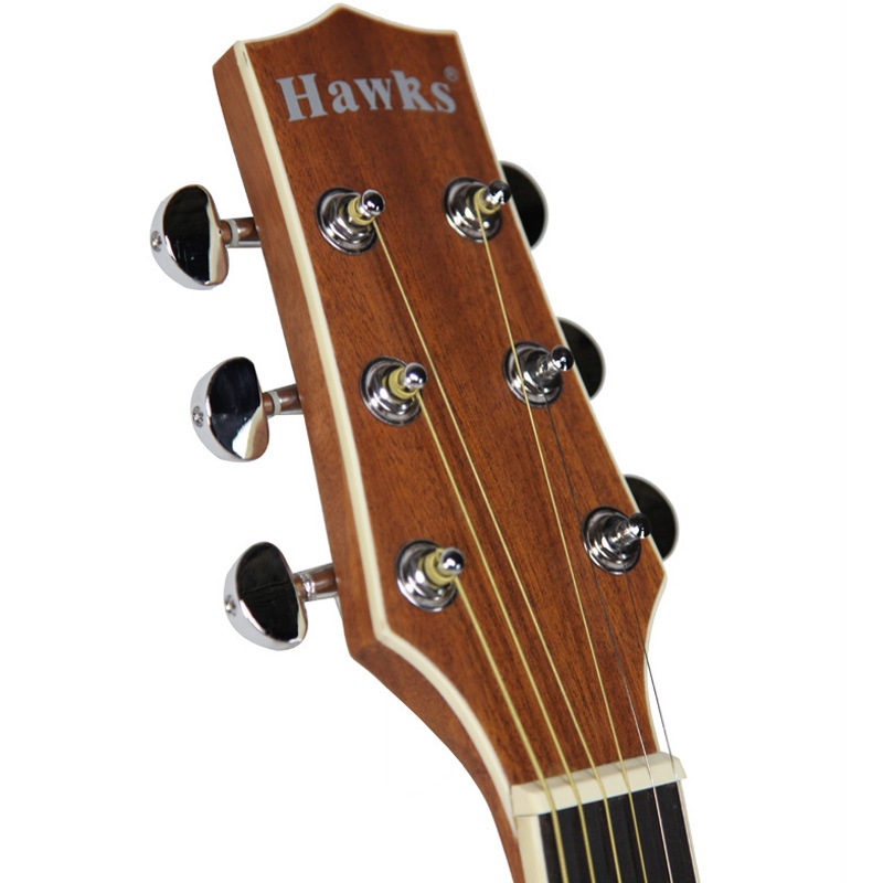 hawks鹰牌d-21mc民谣吉他41寸缺角开放式哑光【图片 价格 品牌 评论】