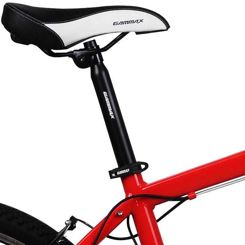 捷马gammax杰玛仕 鹰徽闪电530山地车自行车 铝合金车架 前后双v刹前