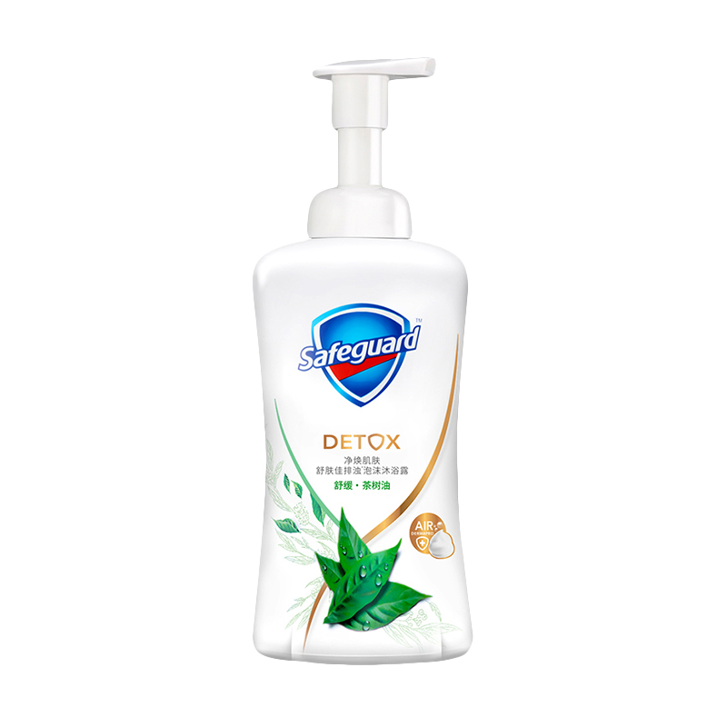 舒肤佳 茶树油排浊小气泡沐浴露