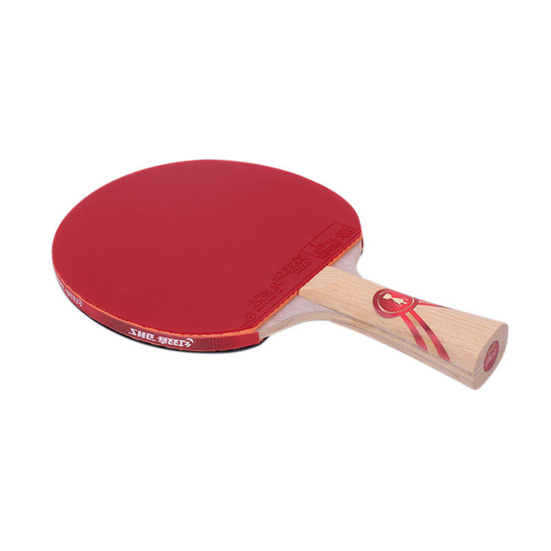 红双喜五星双面反胶乒乓球拍