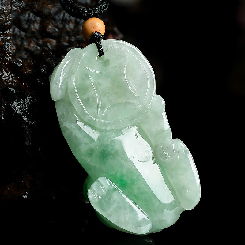 百博 翡翠霸王貔貅吊坠
