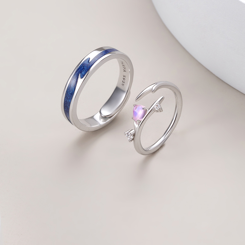 花芽 落花逐水戒指