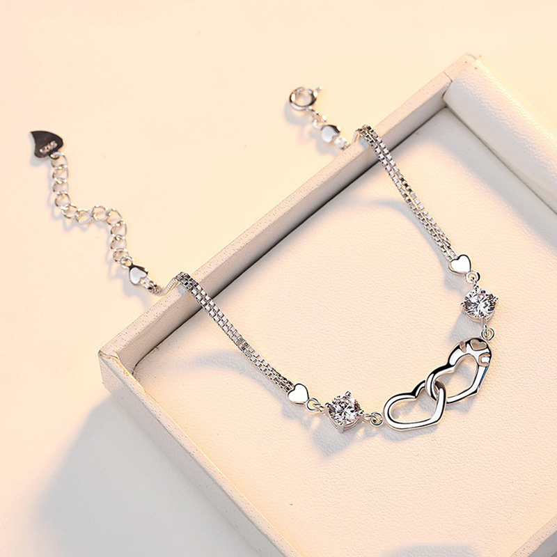 银千惠 韩版纯银手链