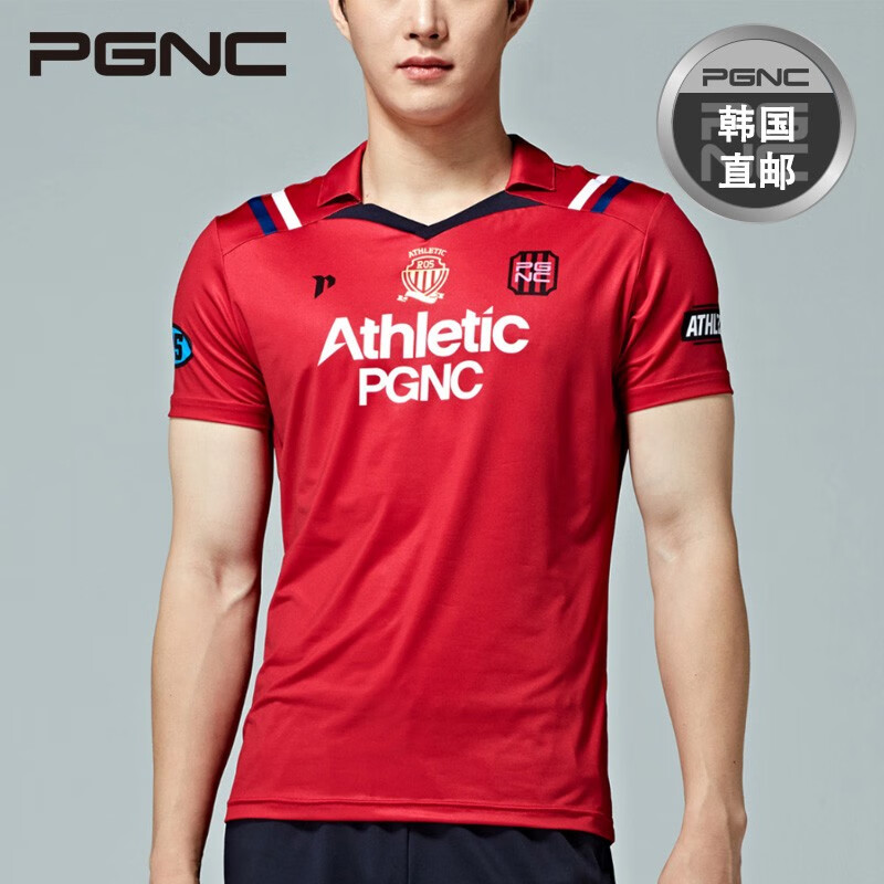 Pgnc2021 South Korea Peiji badminton suit, table tennis suit, tennis suit, men's sports fast drying sweat absorbing short sleeved shorts, competition team uniform st-1555