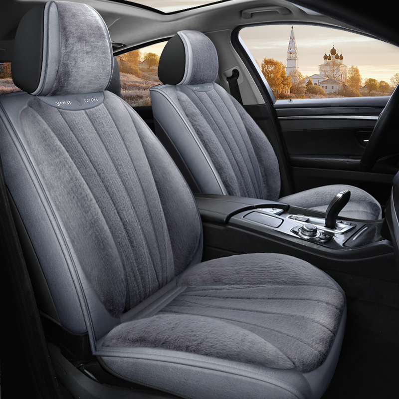 布兰特仿绒羊毛汽车座垫