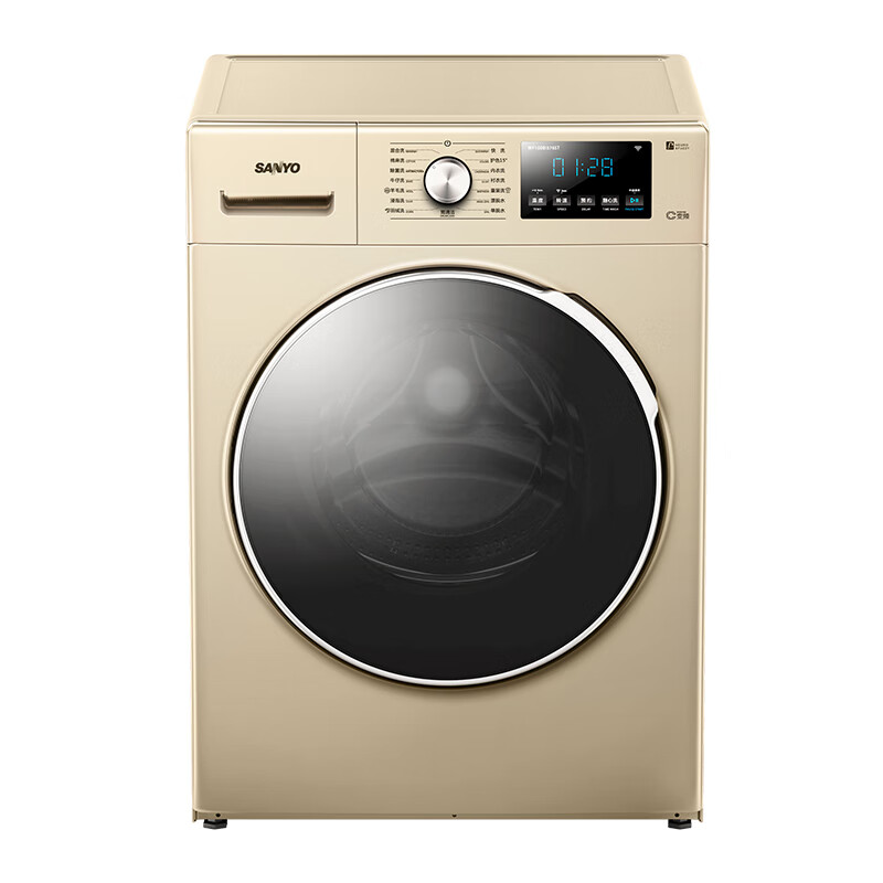 三洋10公斤变频滚筒洗衣机