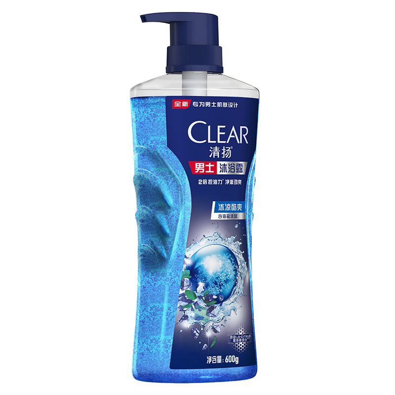 清扬 男士平衡控油沐浴露