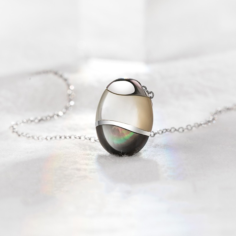 花影 三生三世纯银项链