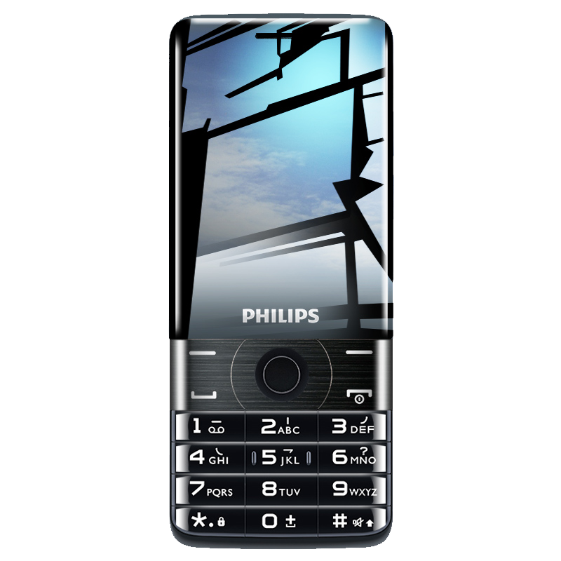 飞利浦 大屏直板按键手机