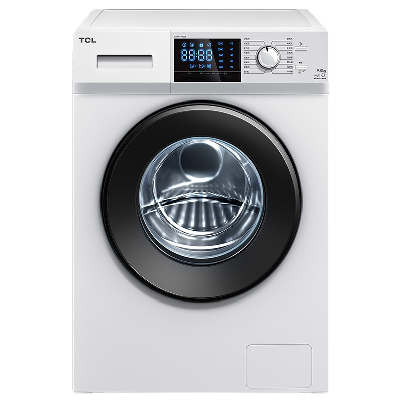 TCL 简洁白变频滚筒洗衣机