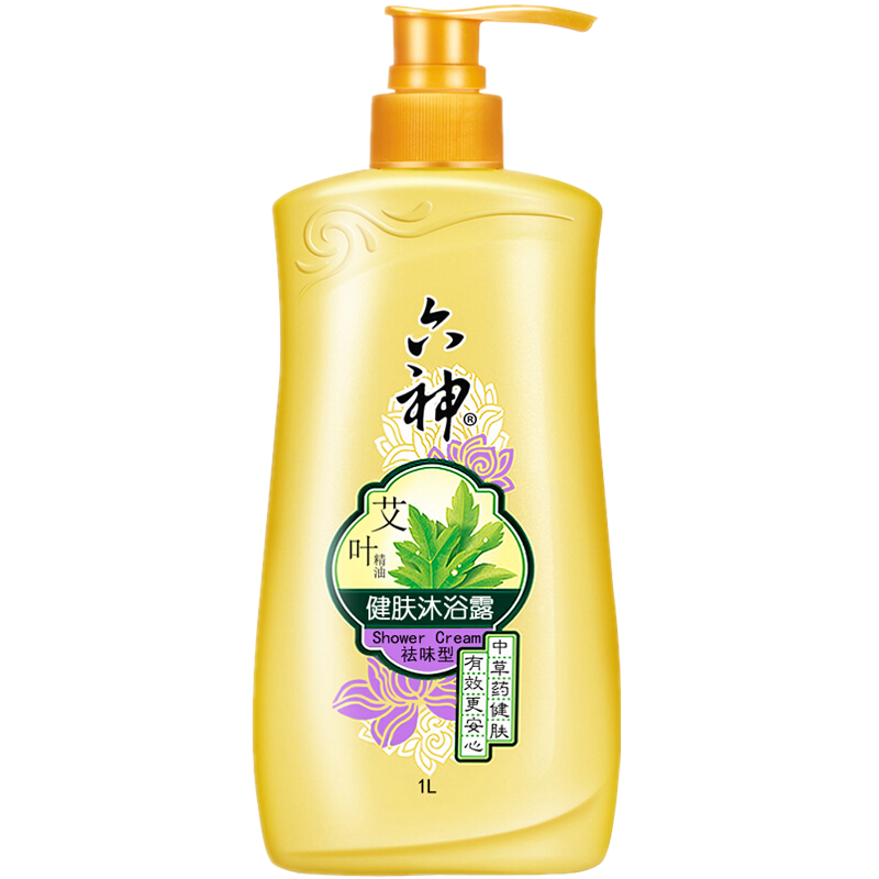 六神祛味型艾叶沐浴露