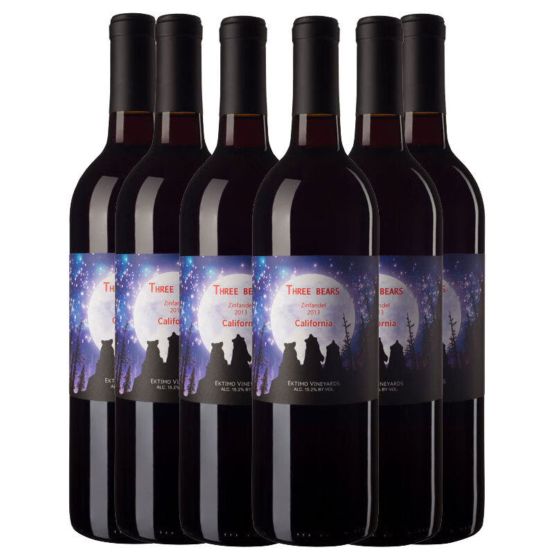 三只熊 仙粉黛干红葡萄酒