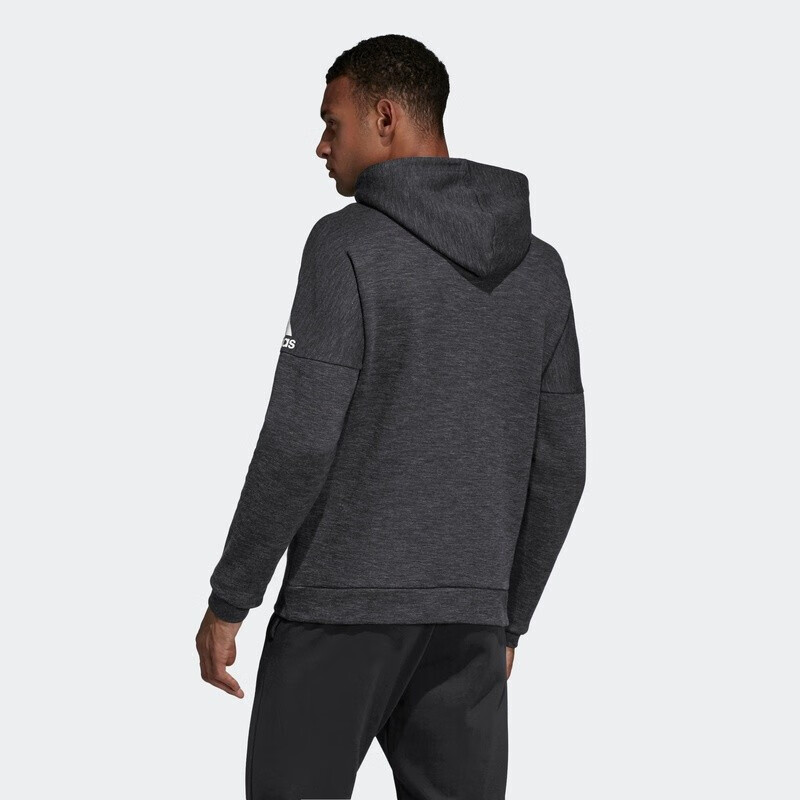 Adidas Adidas official website men's sports fitness thickened knitted Hoodie du1135