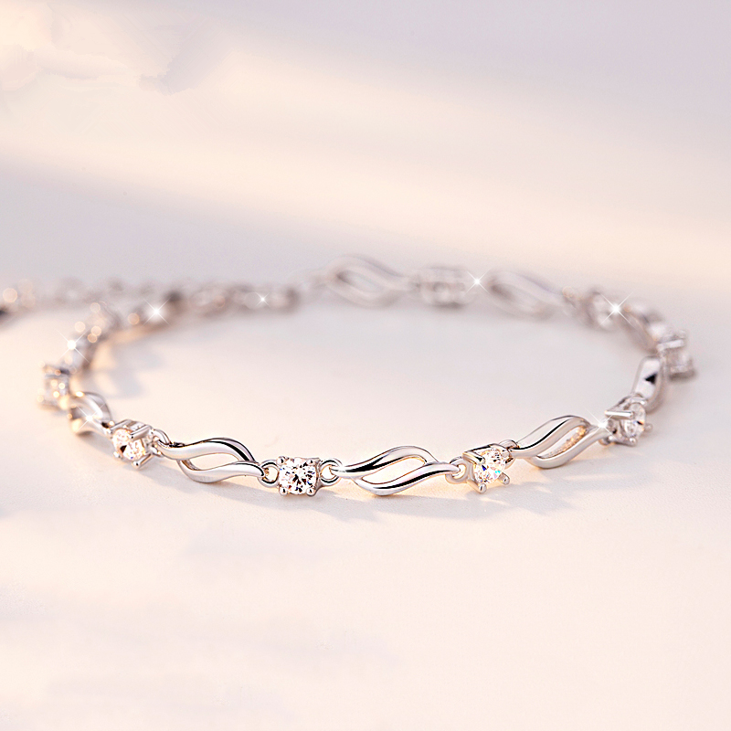 卡蒂罗 韩版925银手链