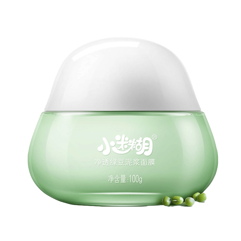 小迷糊净透绿豆泥浆面膜