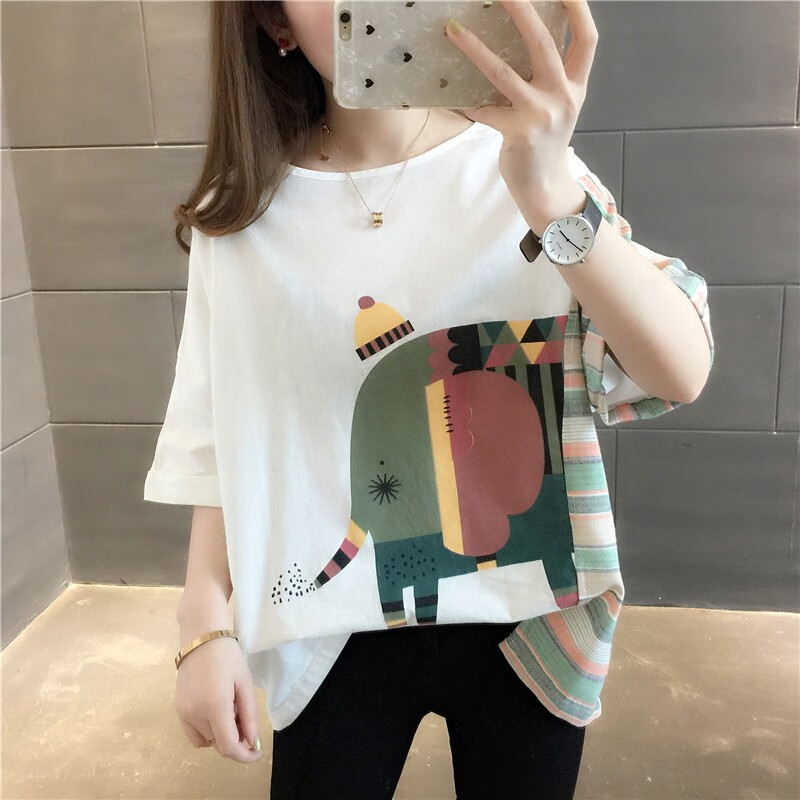 Red Dragonfly short sleeve T-shirt women's 2022 new spring and summer Korean women's bottomed shirt fashion versatile thin round neck women's dress T-shirt