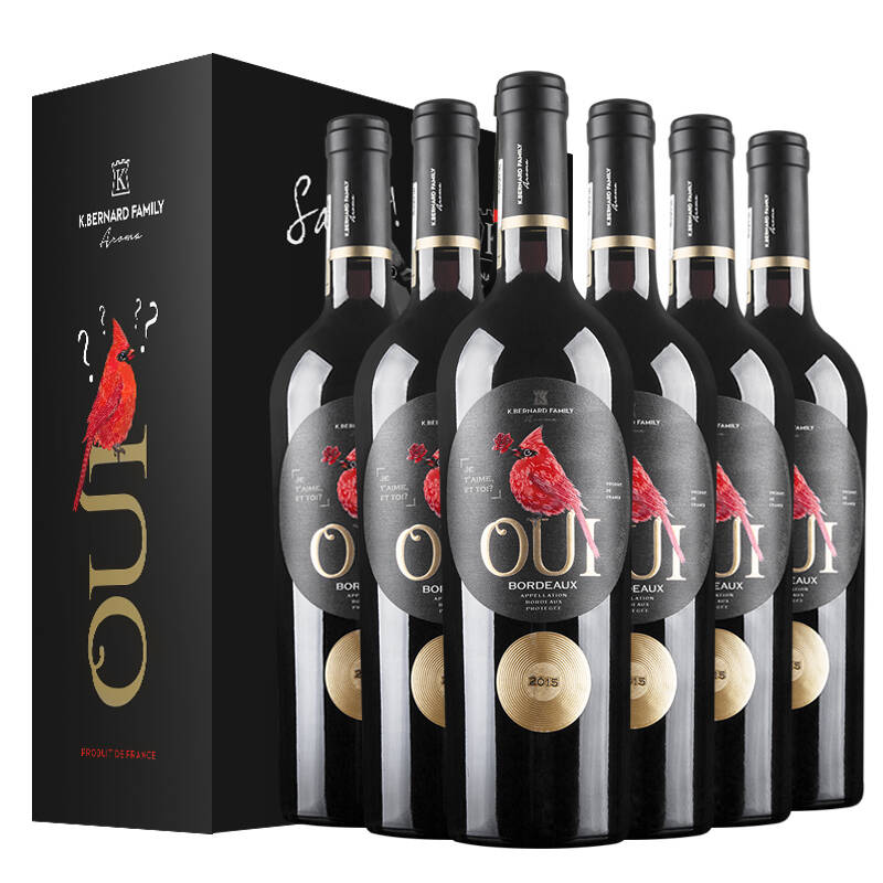 法国进口 卡伯纳干红葡萄酒