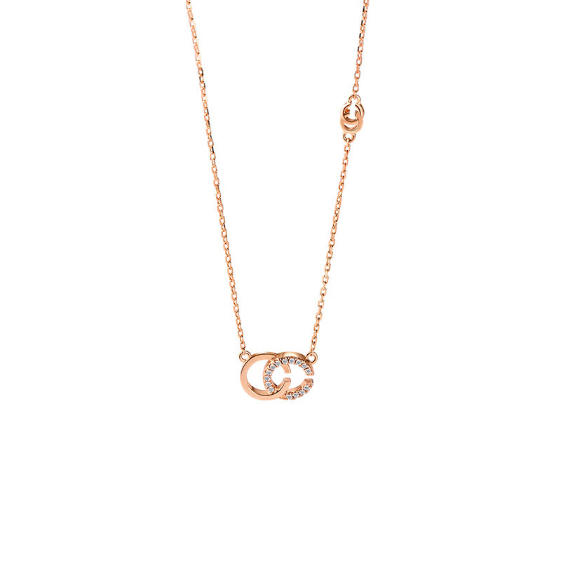 T400 18K金钻石项链