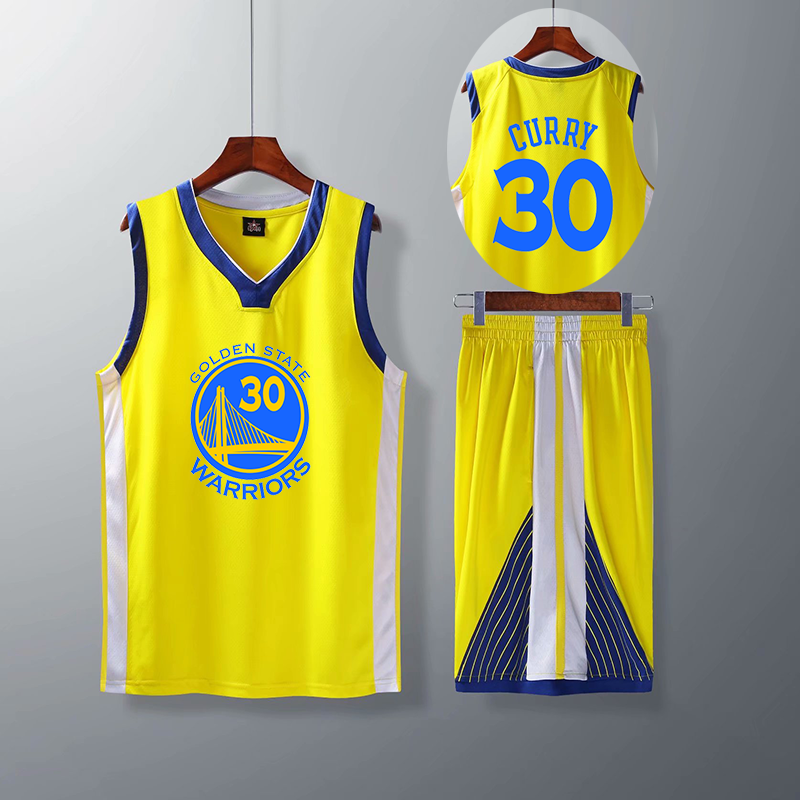 Basketball suit men's basketball net No. 11 shirt Durant No. 7 warrior No. 30 Durant basketball suit custom printed No. children's sports quick drying vest training suit printed No