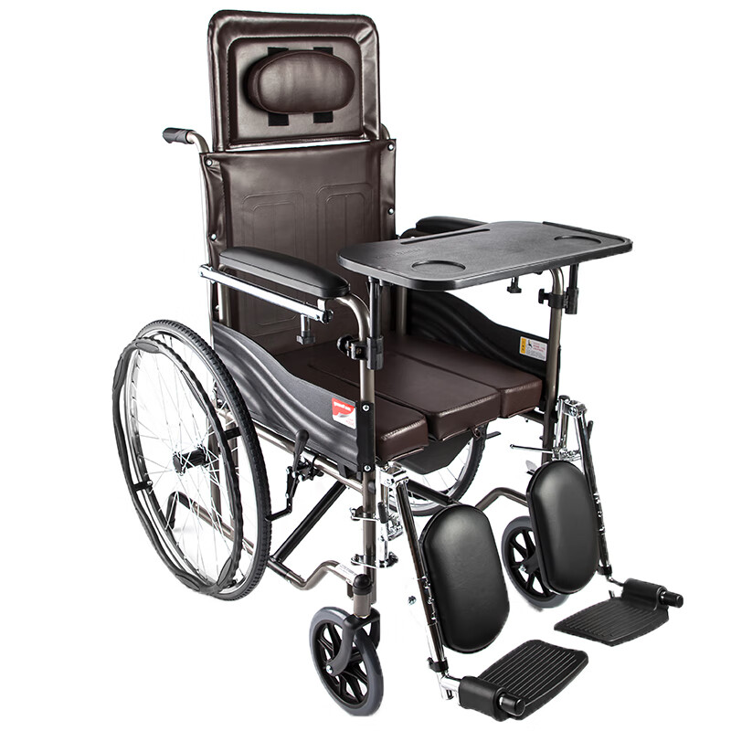 鱼跃 可折叠半躺型轮椅