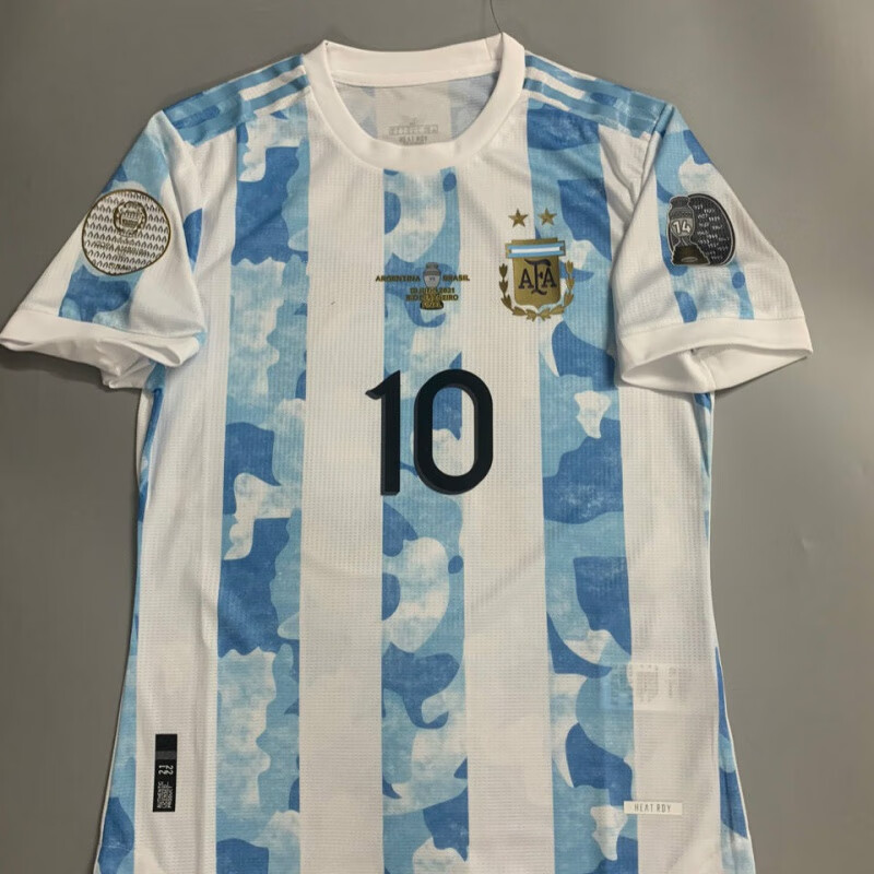 Player edition Copa America 2021 Argentina national team home jersey No. 10 Messi Soccer Jersey