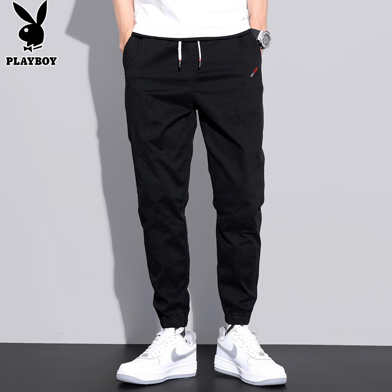 Playboy pants men's winter 2021 trend overalls men's casual pants men's Leggings men's loose legged men's pants