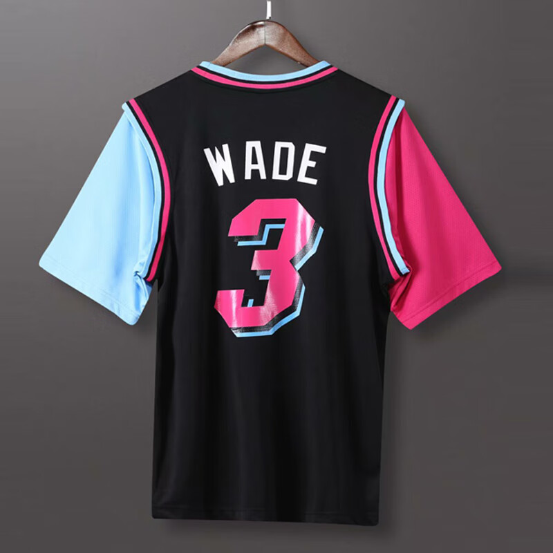 Maoling heat No. 3 Wade Jersey women's loose outer wear BF style short sleeve fake two-piece basketball suit men's and women's team uniform