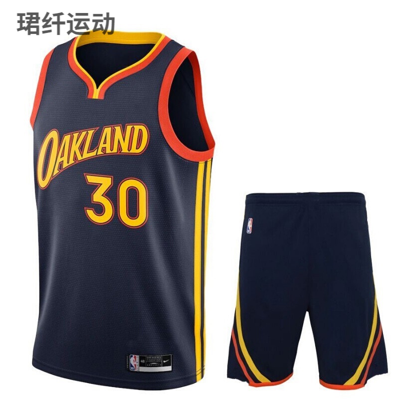 Tengxun sports NBA franchise team retro Jersey City Edition Thompson hot press Jersey basketball suit men's customized match suit