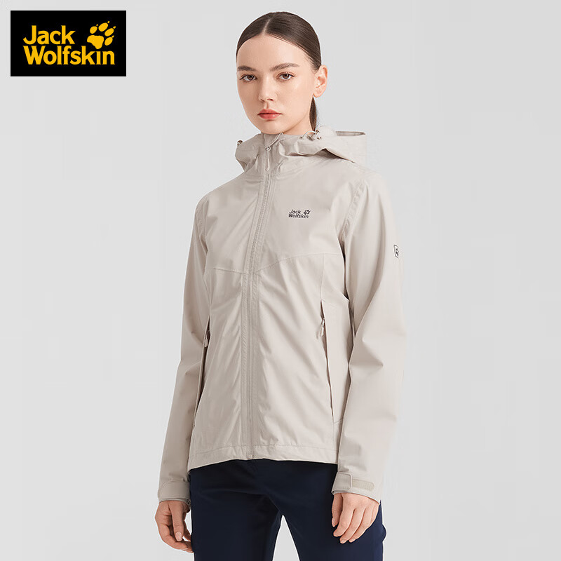 Jackwolfskin wolf claw official stormsuit women's 22 spring and summer new outdoor sports leisure windproof waterproof breathable jacket 5122021