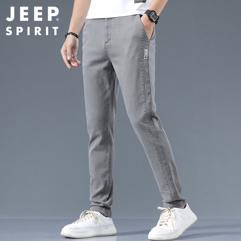 Jeep casual pants men's slim 2022 summer pants men's casual pants Korean Leggings versatile men's pants