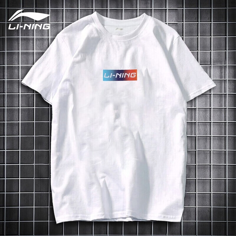 Lining Li Ning short sleeve t-shirt men's China loose spring summer breathable versatile half sleeve