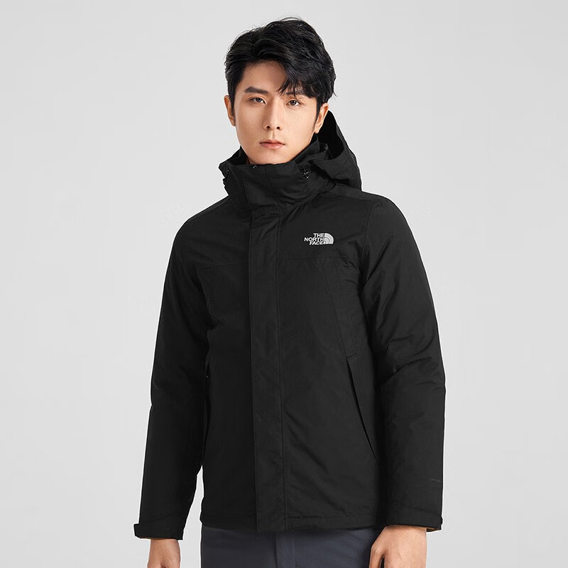 [classic] the northface north three in one assault jacket men's autumn and winter goose down filling | 7way